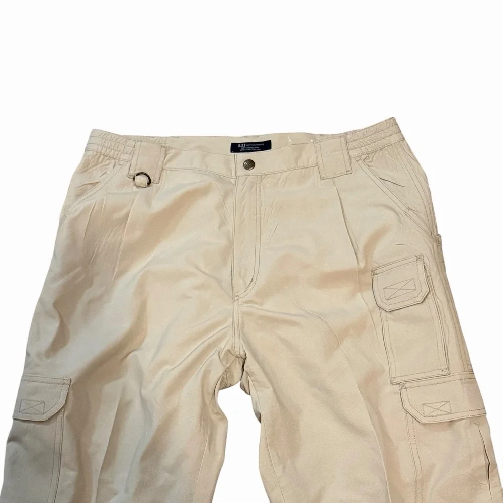 5.11 Tactical Nylon Taclite Cargo Pants 74158 Beige Men's Size 38 x 36 - Picture 6 of 11